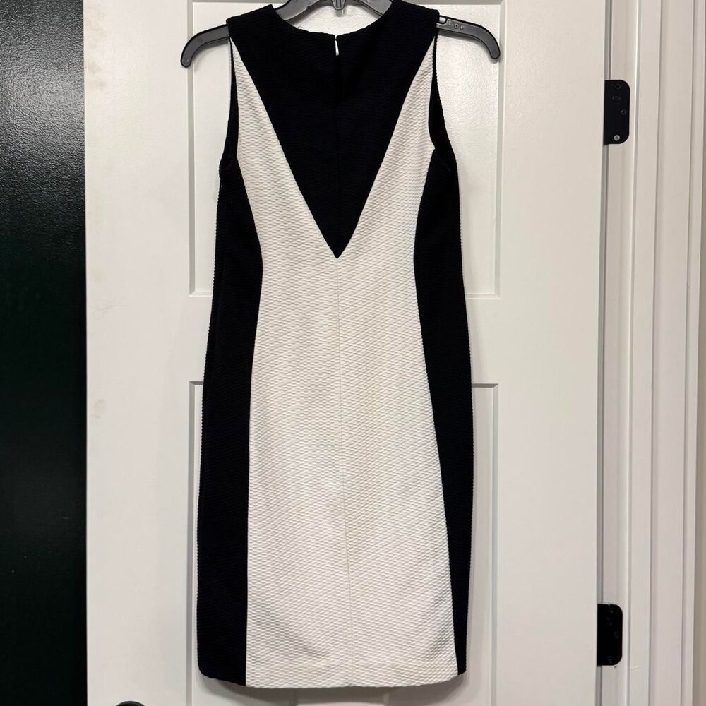 Boston-proper Women's Black and White Dress